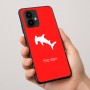 כיסוי בעיצוב אישי עם השם שלך לדגם - Motorola Edge 50 Pro 5G בעיצוב כריש ראש פטיש