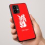 כיסוי בעיצוב אישי עם השם שלך לדגם - Motorola Edge 50 Pro 5G בעיצוב ארנב מחזיק גזר