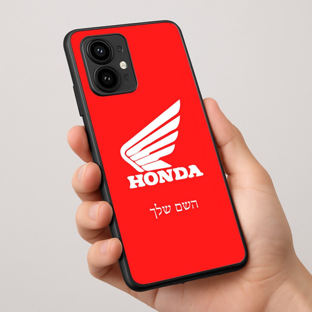 כיסוי בעיצוב אישי עם השם שלך לדגם - Motorola Edge 50 Pro 5G בעיצוב הונדה