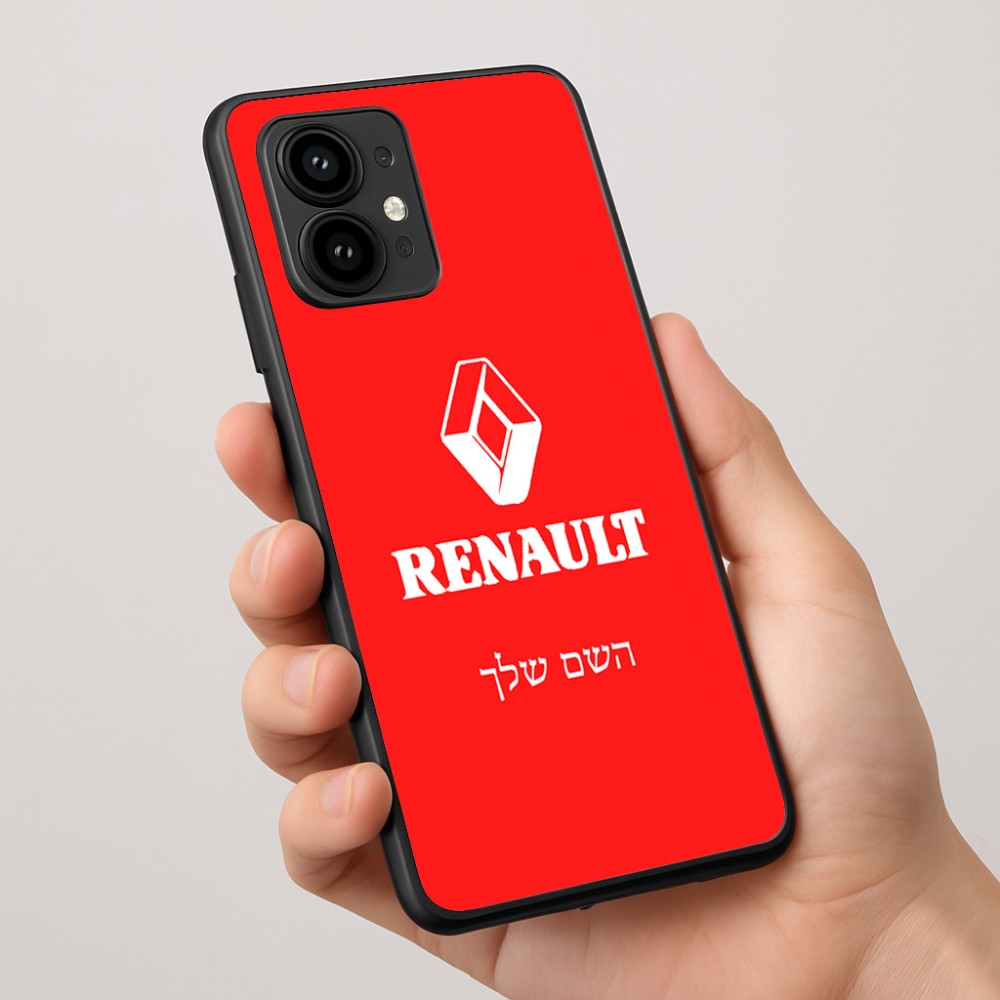 כיסוי בעיצוב אישי עם השם שלך לדגם - Motorola Edge 50 Pro 5G בעיצוב רנו