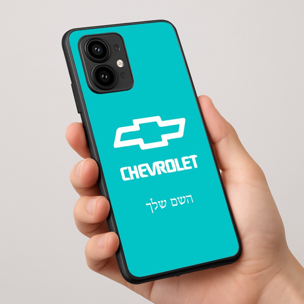 כיסוי בעיצוב אישי עם השם שלך לדגם - Motorola Edge 50 Pro 5G בעיצוב שברולט