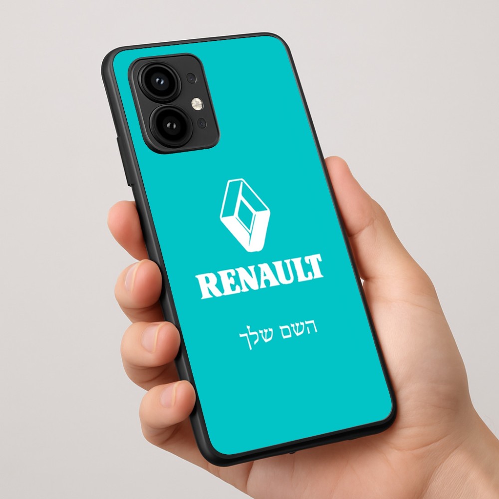 כיסוי בעיצוב אישי עם השם שלך לדגם - Motorola Edge 50 Pro 5G בעיצוב רנו