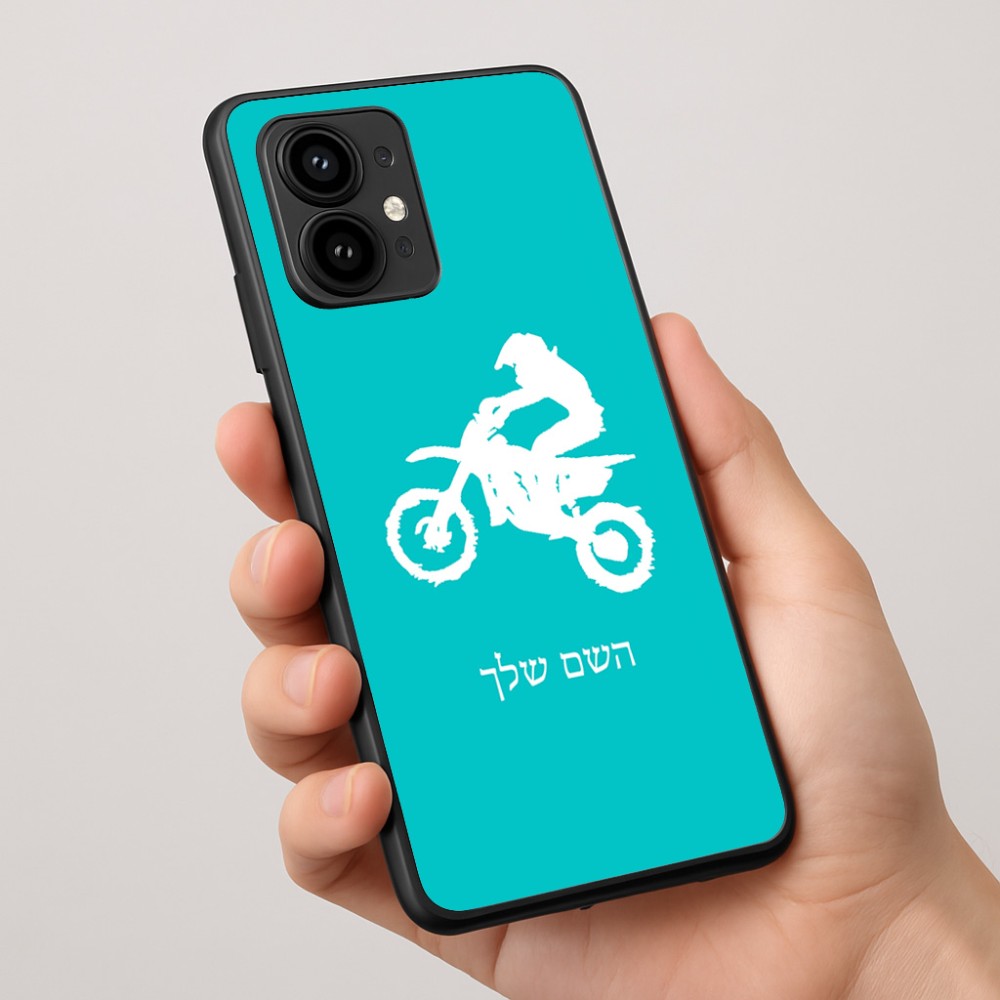 כיסוי בעיצוב אישי עם השם שלך לדגם - Motorola Edge 50 Pro 5G בעיצוב מוטוקרוס