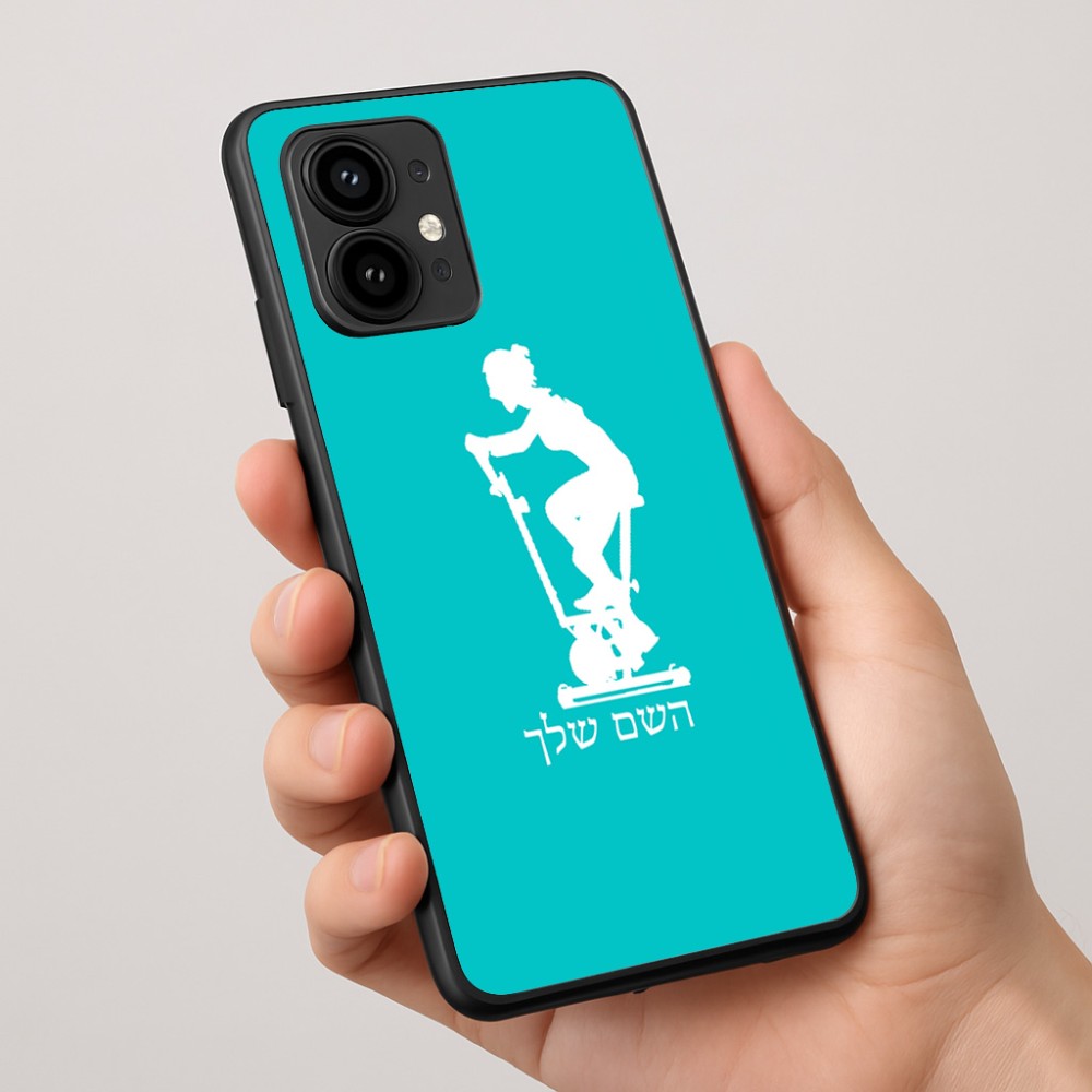 כיסוי בעיצוב אישי עם השם שלך לדגם - Motorola Edge 50 Pro 5G בעיצוב אימון ספינינג - אישה