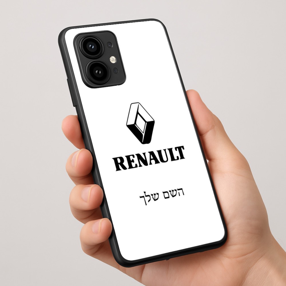 כיסוי בעיצוב אישי עם השם שלך לדגם - Motorola Edge 50 Pro 5G בעיצוב רנו