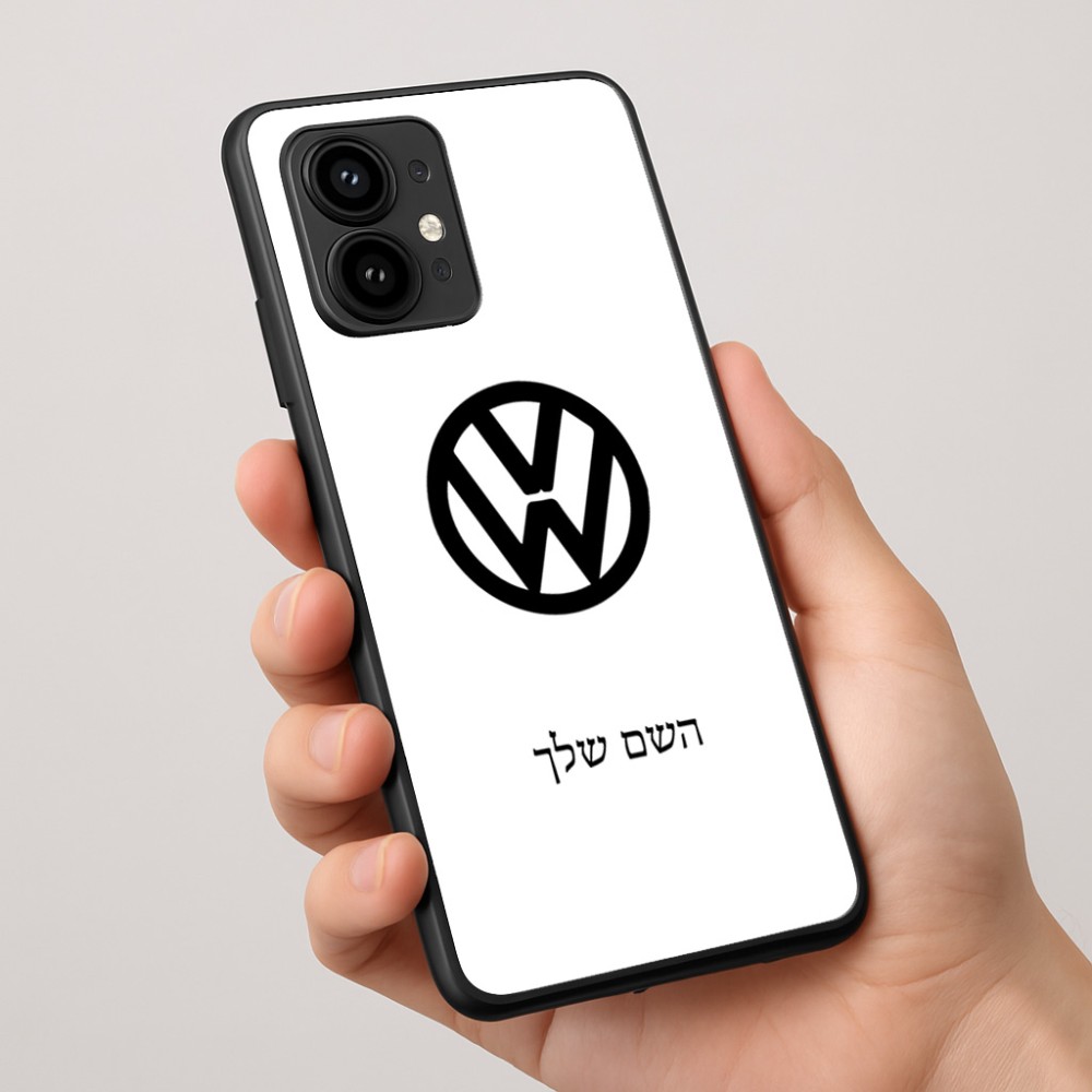 כיסוי בעיצוב אישי עם השם שלך לדגם - Motorola Edge 50 Pro 5G בעיצוב פולקסווגן