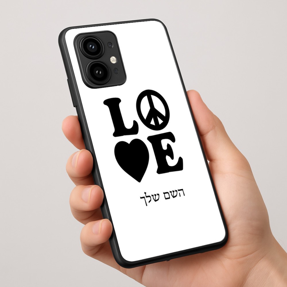 כיסוי בעיצוב אישי עם השם שלך לדגם - Motorola Edge 50 Pro 5G בעיצוב אהבה