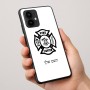 כיסוי בעיצוב אישי עם השם שלך לדגם - Motorola Edge 50 Pro 5G בעיצוב כבאי - תגית