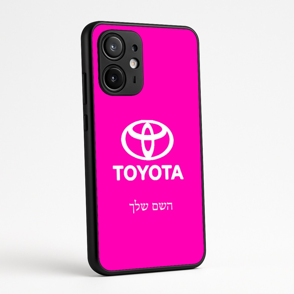 כיסוי בעיצוב אישי עם השם שלך לדגם - Motorola Edge 60 Fusion 5G בעיצוב טויוטה