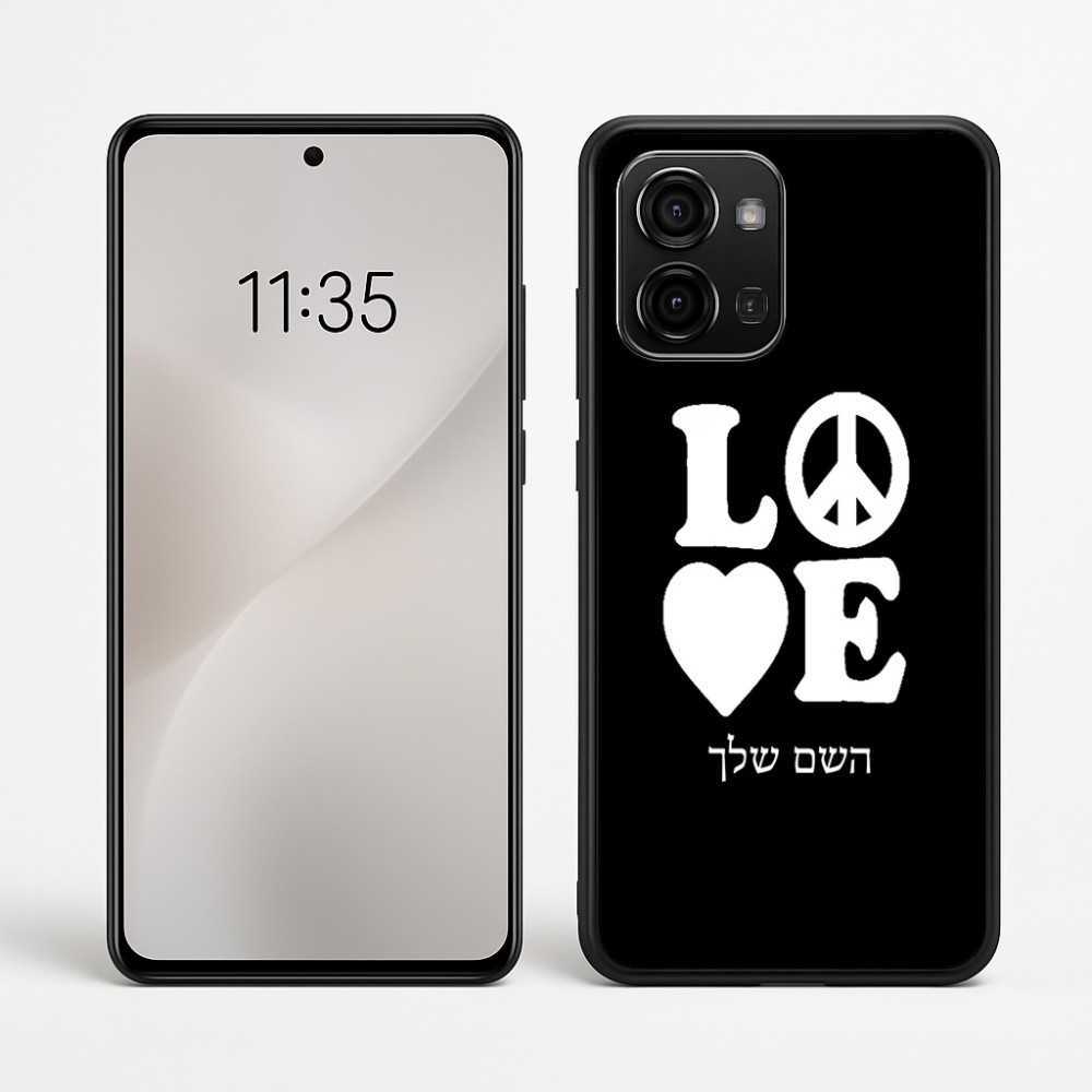 כיסוי בעיצוב אישי עם השם שלך לדגם - Motorola Edge 60 Fusion 5G בעיצוב אהבה