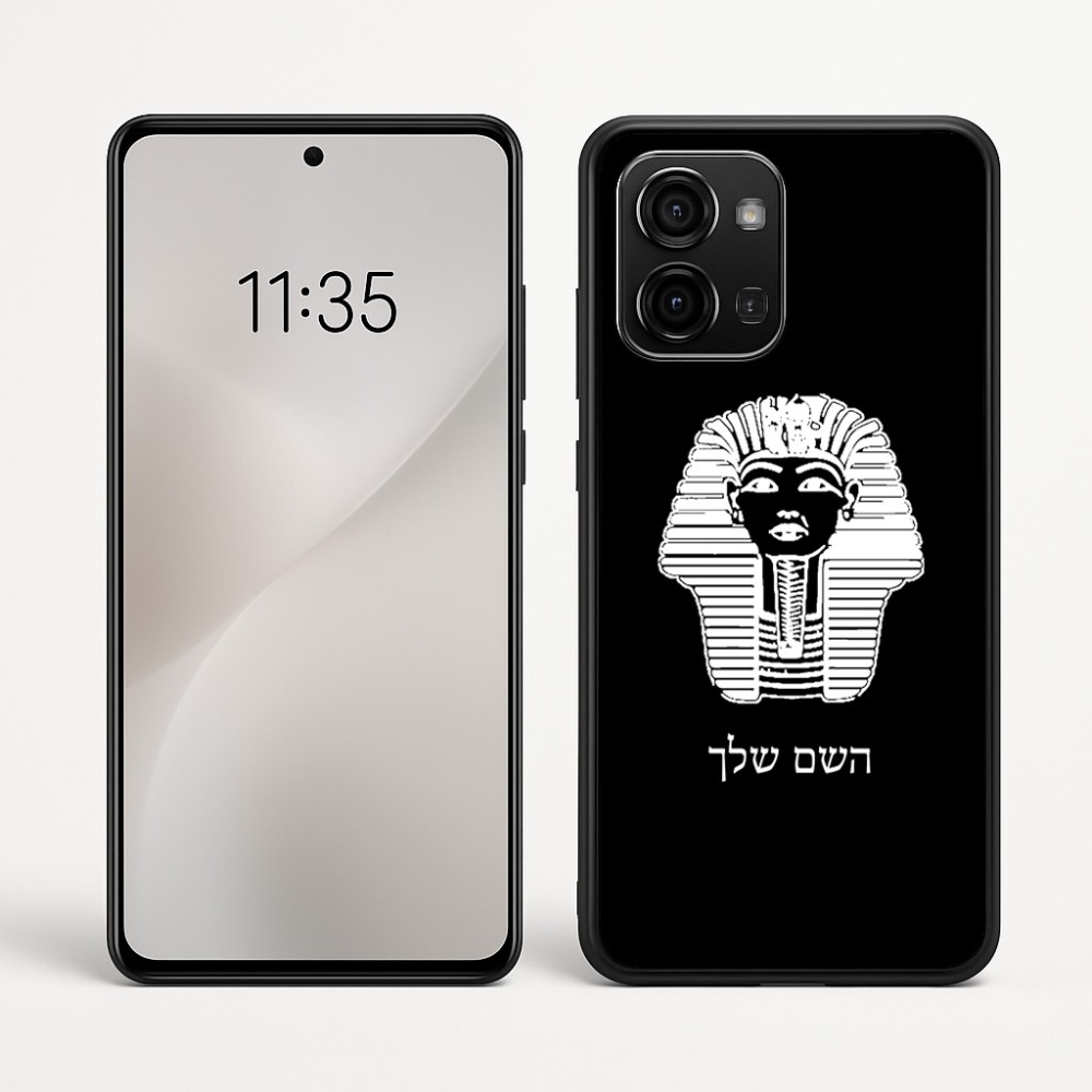 כיסוי בעיצוב אישי עם השם שלך לדגם - Motorola Edge 60 Fusion 5G בעיצוב פרעה - תות ענח' אמון מצרי