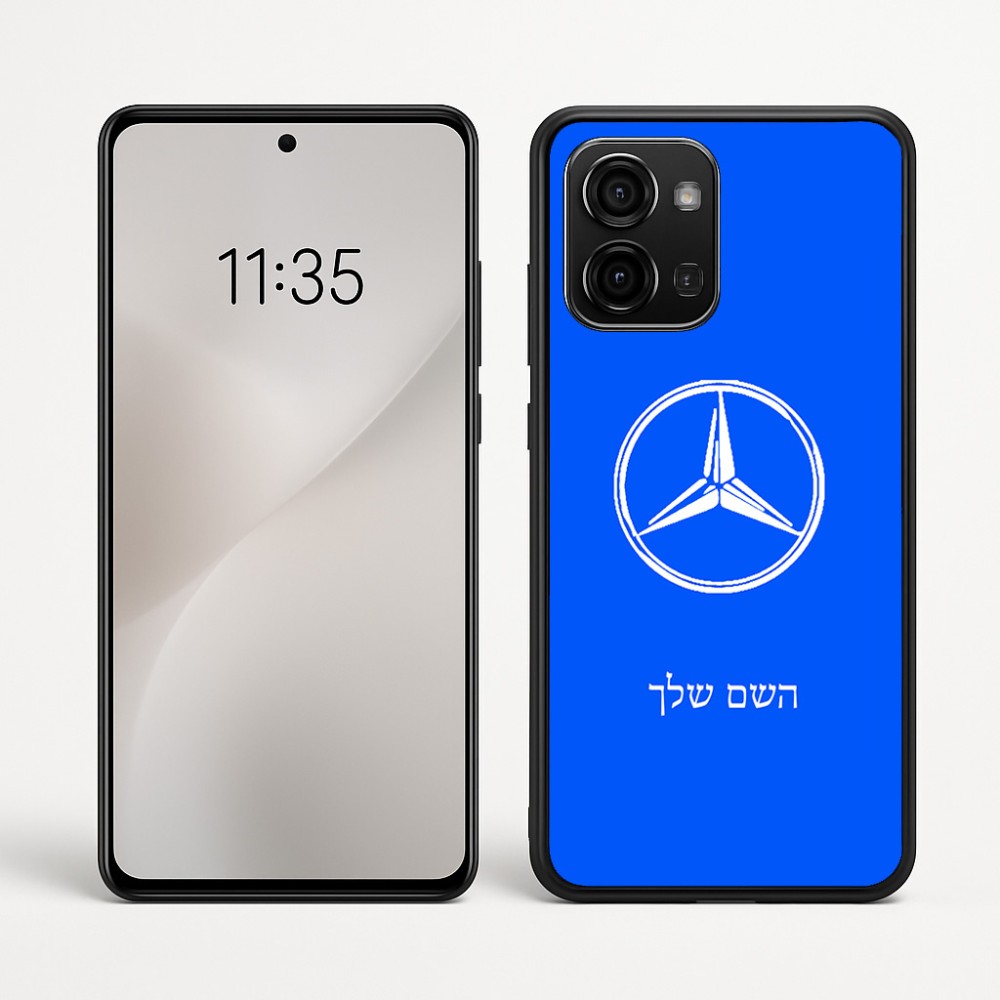 כיסוי בעיצוב אישי עם השם שלך לדגם - Motorola Edge 60 Fusion 5G בעיצוב מרצדס-בנץ