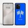 כיסוי בעיצוב אישי עם השם שלך לדגם - Motorola Edge 60 Fusion 5G בעיצוב דגל המירוץ