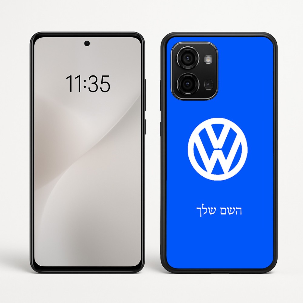 כיסוי בעיצוב אישי עם השם שלך לדגם - Motorola Edge 60 Fusion 5G בעיצוב פולקסווגן