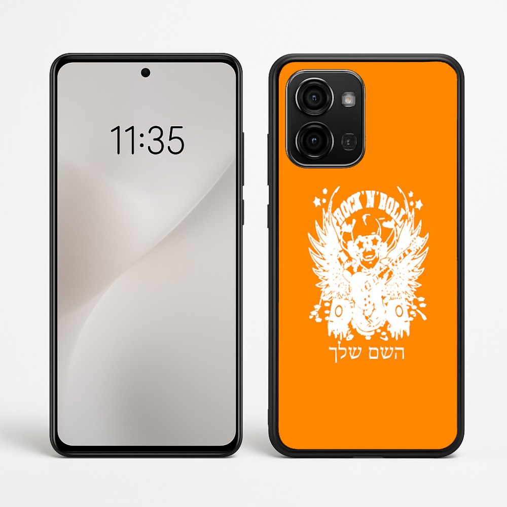 כיסוי בעיצוב אישי עם השם שלך לדגם - Motorola Edge 60 Fusion 5G בעיצוב רוקנרול