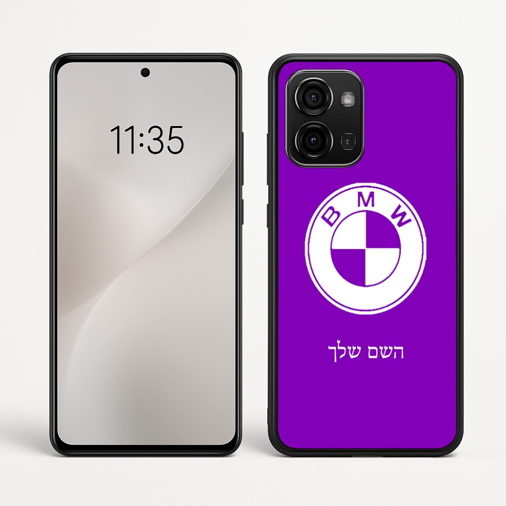 כיסוי בעיצוב אישי עם השם שלך לדגם - Motorola Edge 60 Fusion 5G בעיצוב ב.מ.וו
