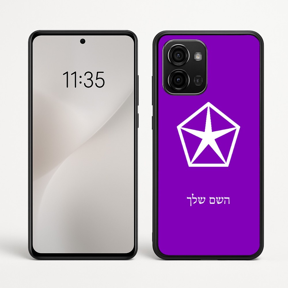 כיסוי בעיצוב אישי עם השם שלך לדגם - Motorola Edge 60 Fusion 5G בעיצוב קרייזלר