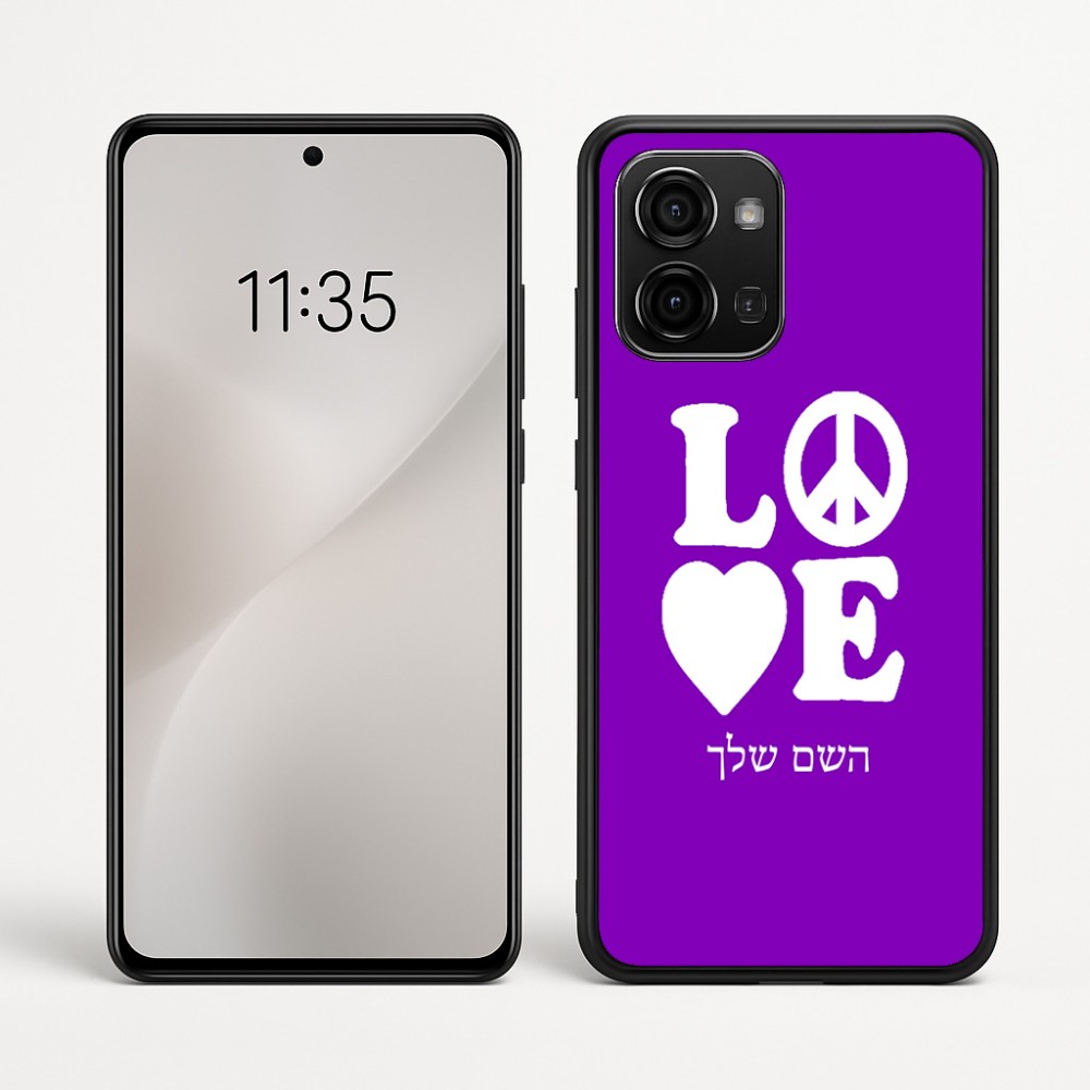 כיסוי בעיצוב אישי עם השם שלך לדגם - Motorola Edge 60 Fusion 5G בעיצוב אהבה