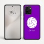 כיסוי בעיצוב אישי עם השם שלך לדגם - Motorola Edge 60 Fusion 5G בעיצוב כדור כדורעף