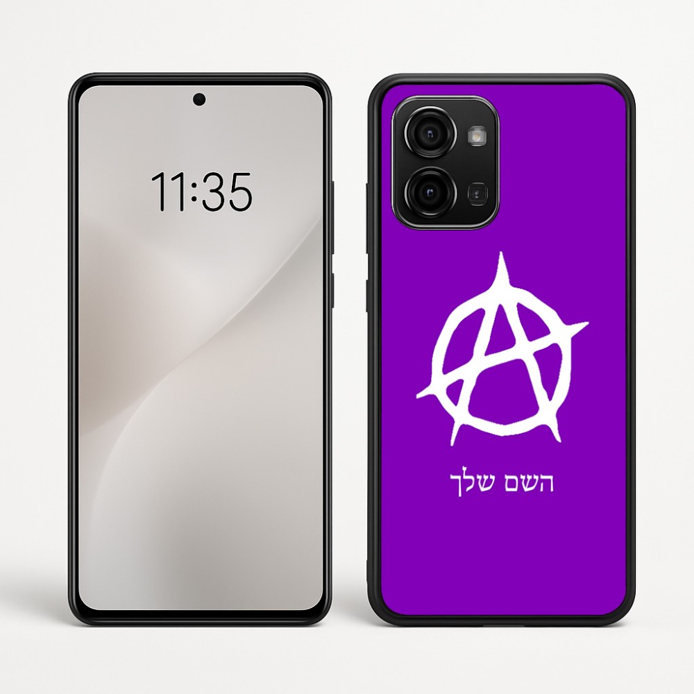 כיסוי בעיצוב אישי עם השם שלך לדגם - Motorola Edge 60 Fusion 5G בעיצוב אנרכיה