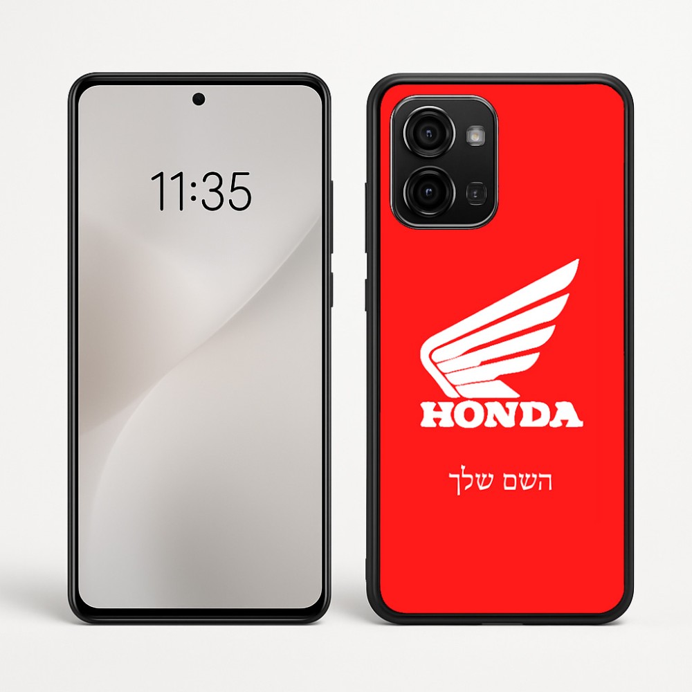 כיסוי בעיצוב אישי עם השם שלך לדגם - Motorola Edge 60 Fusion 5G בעיצוב הונדה