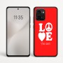 כיסוי בעיצוב אישי עם השם שלך לדגם - Motorola Edge 60 Fusion 5G בעיצוב אהבה