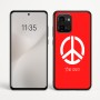 כיסוי בעיצוב אישי עם השם שלך לדגם - Motorola Edge 60 Fusion 5G בעיצוב סמל השלום
