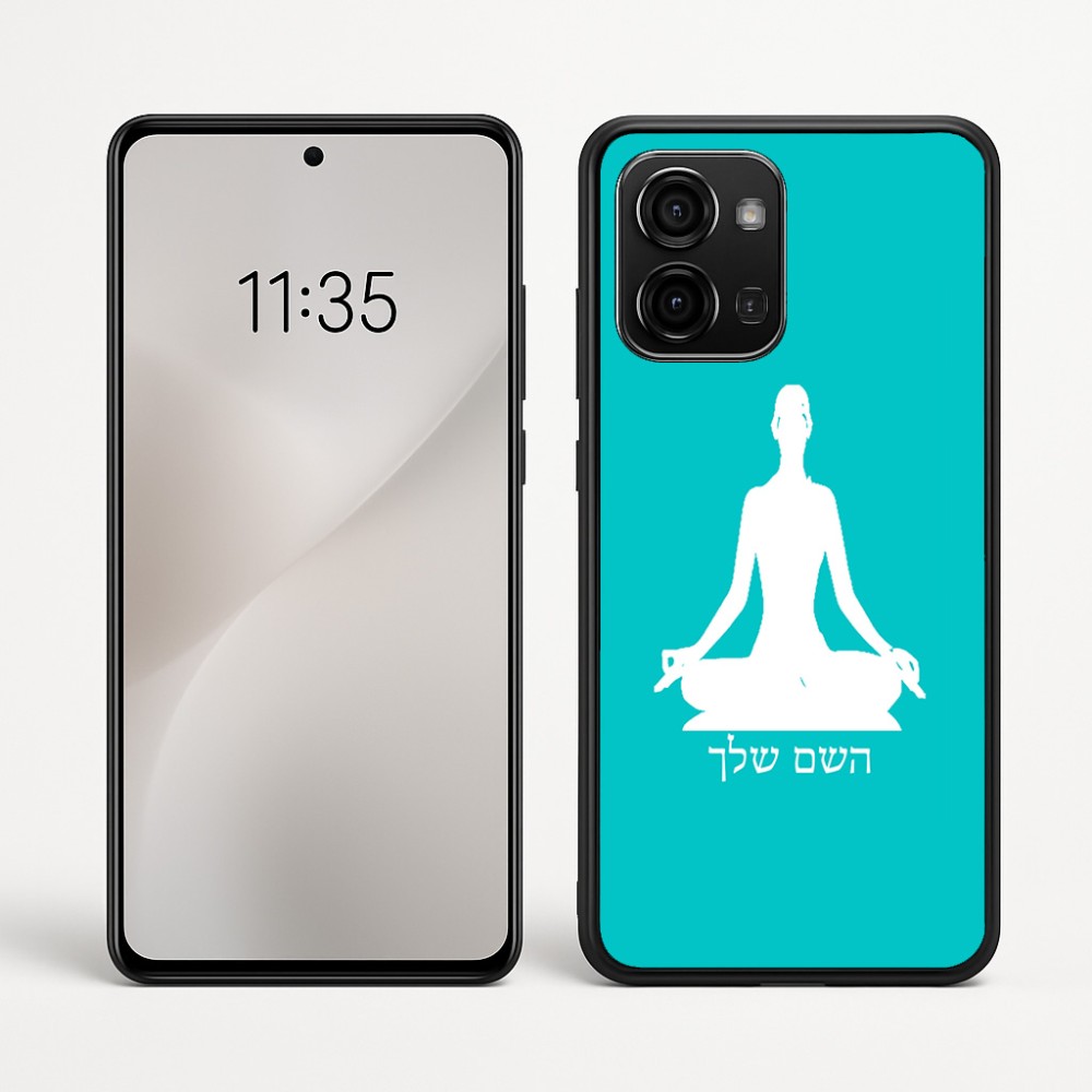 כיסוי בעיצוב אישי עם השם שלך לדגם - Motorola Edge 60 Fusion 5G בעיצוב אימון יוגה