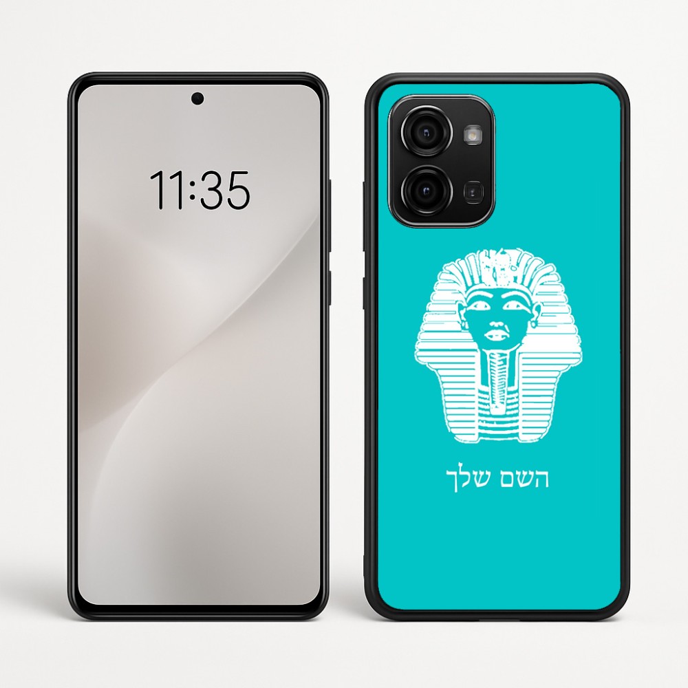 כיסוי בעיצוב אישי עם השם שלך לדגם - Motorola Edge 60 Fusion 5G בעיצוב פרעה - תות ענח' אמון מצרי