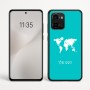 כיסוי בעיצוב אישי עם השם שלך לדגם - Motorola Edge 60 Fusion 5G בעיצוב מפת העולם