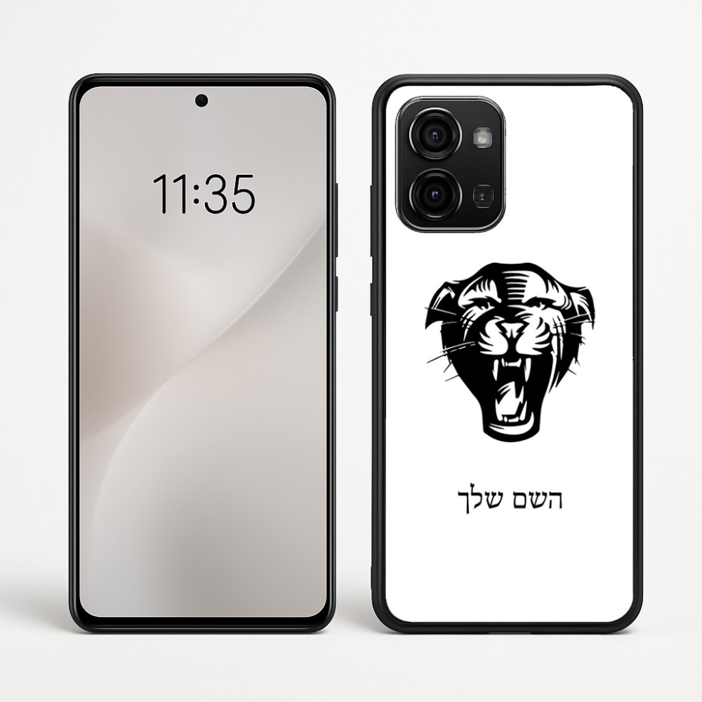 כיסוי בעיצוב אישי עם השם שלך לדגם - Motorola Edge 60 Fusion 5G בעיצוב פני פנטרה