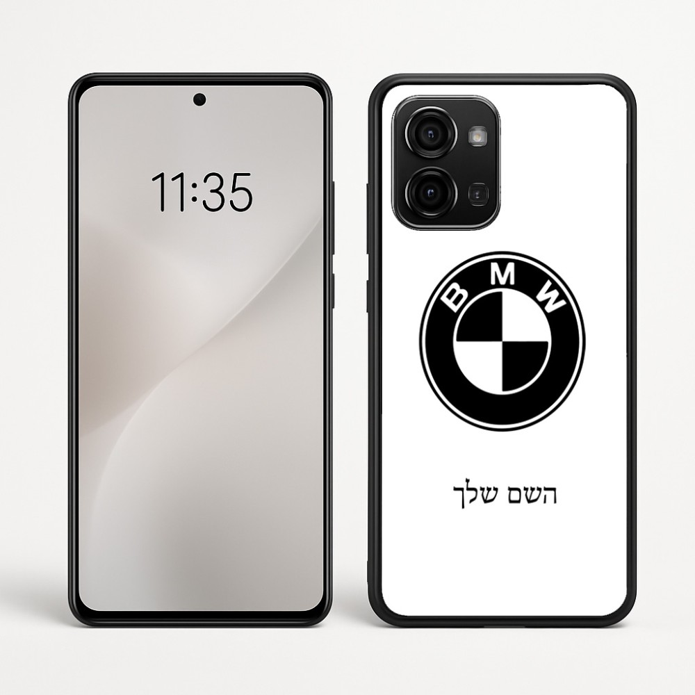 כיסוי בעיצוב אישי עם השם שלך לדגם - Motorola Edge 60 Fusion 5G בעיצוב ב.מ.וו