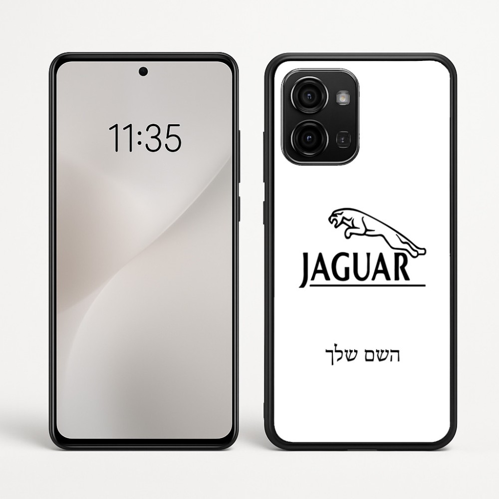 כיסוי בעיצוב אישי עם השם שלך לדגם - Motorola Edge 60 Fusion 5G בעיצוב יגואר