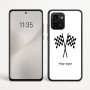 כיסוי בעיצוב אישי עם השם שלך לדגם - Motorola Edge 60 Fusion 5G בעיצוב דגל המירוץ