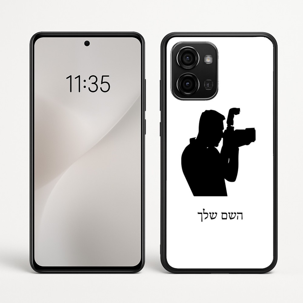 כיסוי בעיצוב אישי עם השם שלך לדגם - Motorola Edge 60 Fusion 5G בעיצוב צלם - גברים