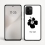 כיסוי בעיצוב אישי עם השם שלך לדגם - Motorola Edge 60 Fusion 5G בעיצוב פרח היביסקוס