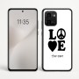 כיסוי בעיצוב אישי עם השם שלך לדגם - Motorola Edge 60 Fusion 5G בעיצוב אהבה