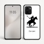 כיסוי בעיצוב אישי עם השם שלך לדגם - Motorola Edge 60 Fusion 5G בעיצוב שחקן פולו - סוס