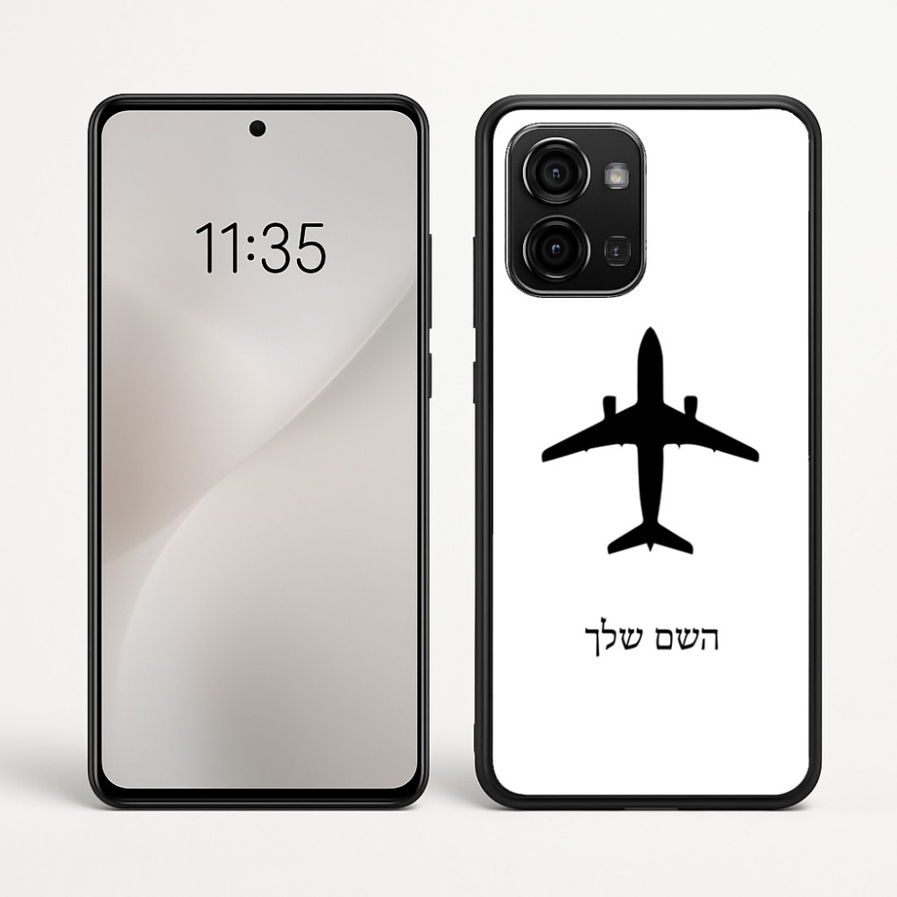 כיסוי בעיצוב אישי עם השם שלך לדגם - Motorola Edge 60 Fusion 5G בעיצוב טייס - טייס