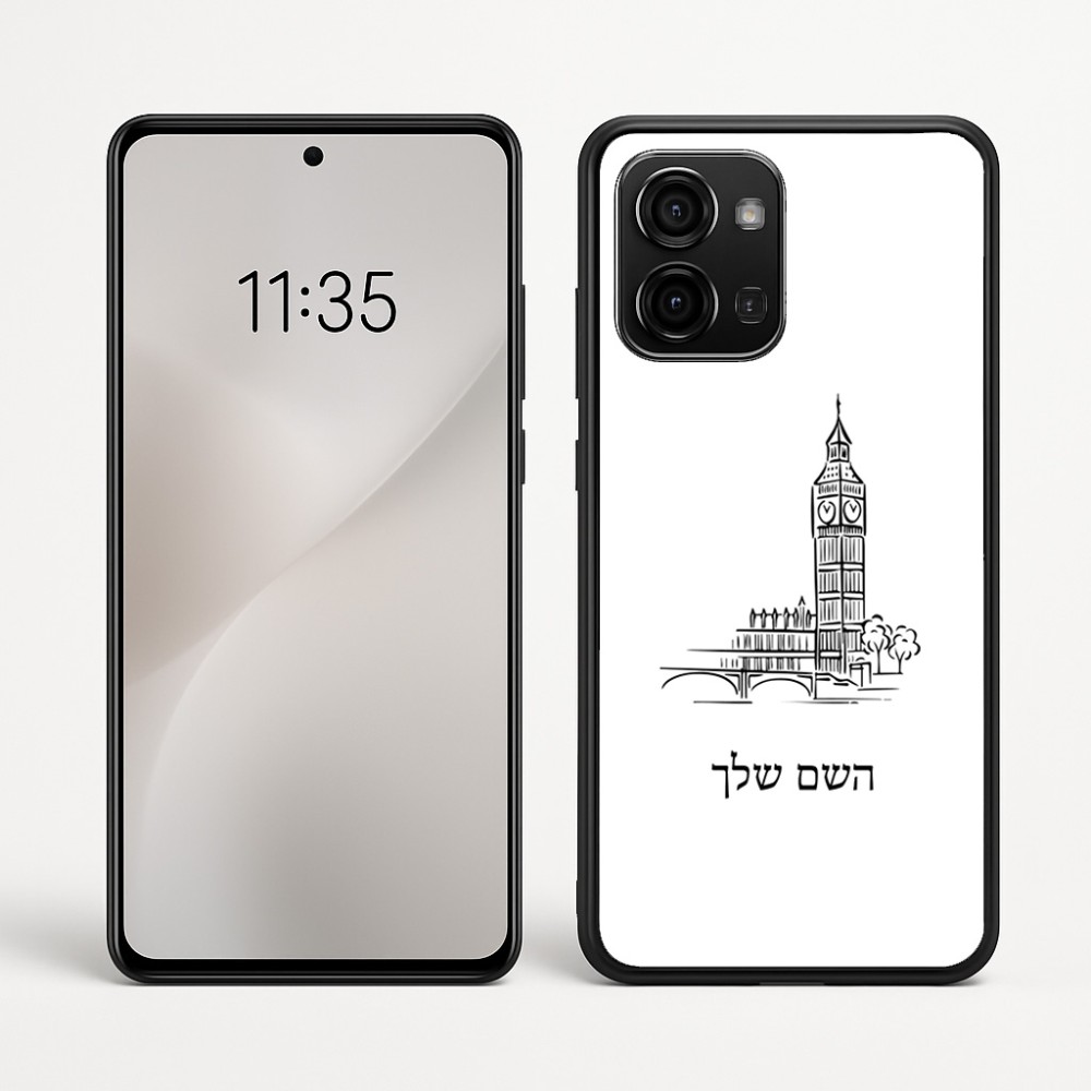 כיסוי בעיצוב אישי עם השם שלך לדגם - Motorola Edge 60 Fusion 5G בעיצוב ביג בן
