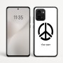 כיסוי בעיצוב אישי עם השם שלך לדגם - Motorola Edge 60 Fusion 5G בעיצוב סמל השלום