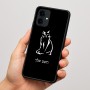 כיסוי בעיצוב אישי עם השם שלך לדגם - Motorola Edge 60 Fusion 5G בעיצוב חתול
