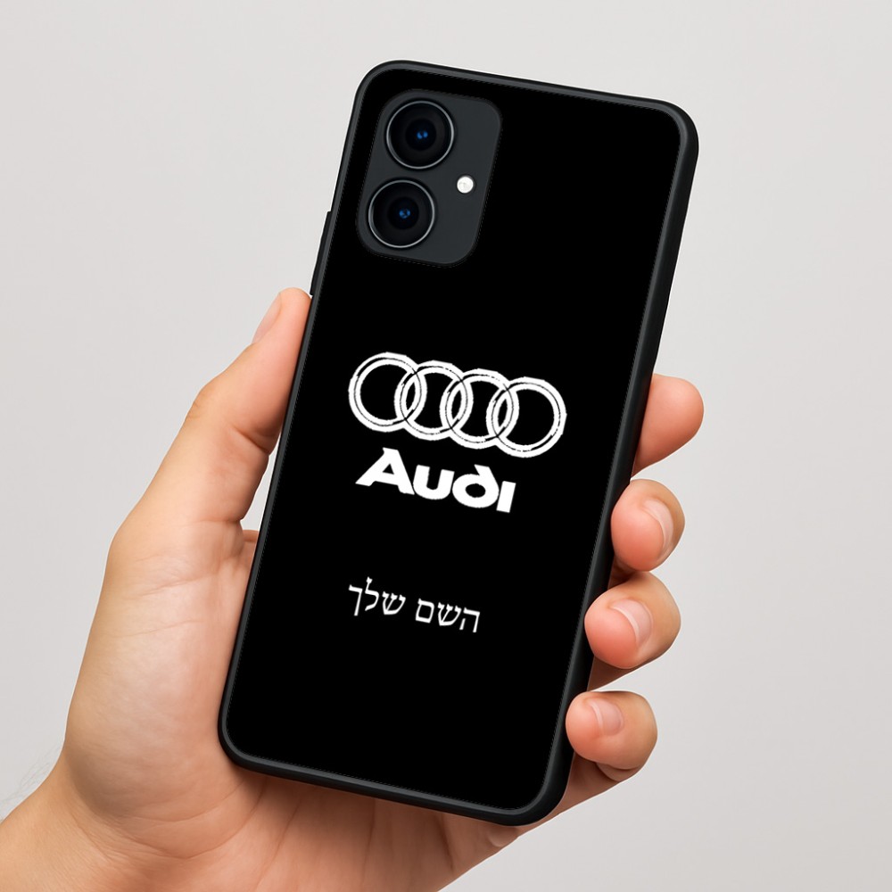 כיסוי בעיצוב אישי עם השם שלך לדגם - Motorola Edge 60 Fusion 5G בעיצוב אאודי