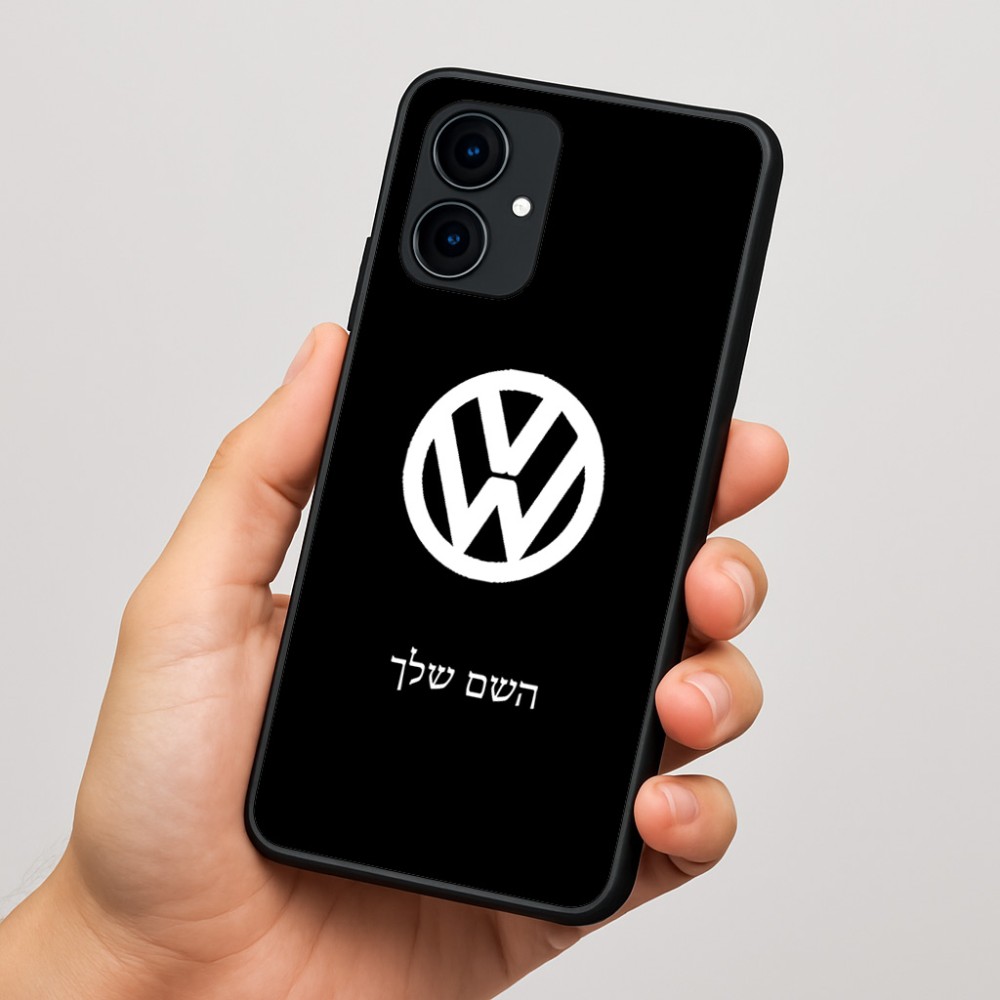 כיסוי בעיצוב אישי עם השם שלך לדגם - Motorola Edge 60 Fusion 5G בעיצוב פולקסווגן