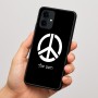 כיסוי בעיצוב אישי עם השם שלך לדגם - Motorola Edge 60 Fusion 5G בעיצוב סמל השלום