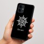 כיסוי בעיצוב אישי עם השם שלך לדגם - Motorola Edge 60 Fusion 5G בעיצוב הגה - קפטן - ים