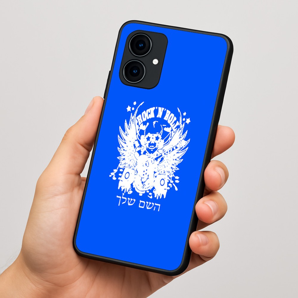 כיסוי בעיצוב אישי עם השם שלך לדגם - Motorola Edge 60 Fusion 5G בעיצוב רוקנרול