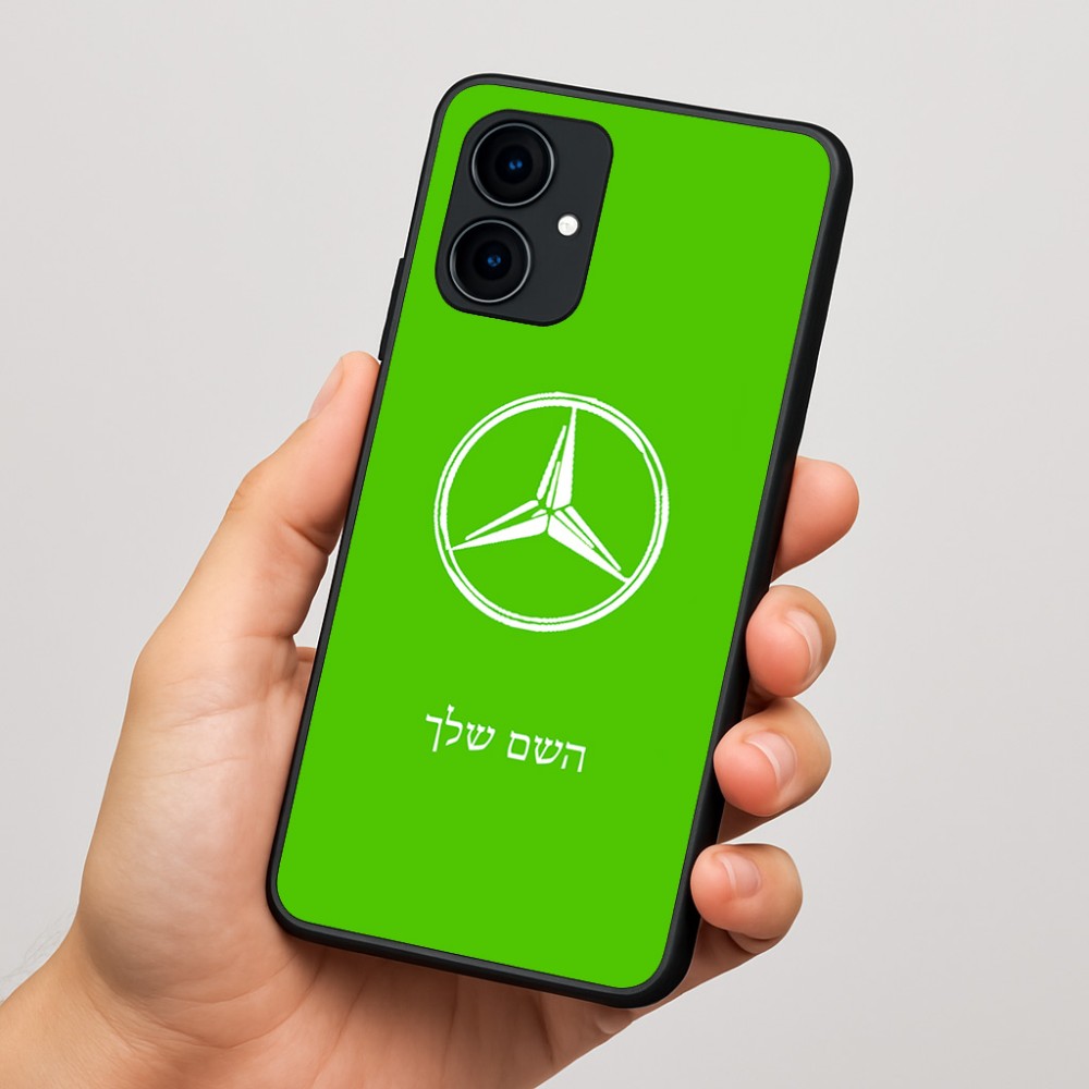 כיסוי בעיצוב אישי עם השם שלך לדגם - Motorola Edge 60 Fusion 5G בעיצוב מרצדס-בנץ