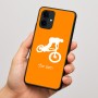כיסוי בעיצוב אישי עם השם שלך לדגם - Motorola Edge 60 Fusion 5G בעיצוב רוכב אופניים