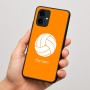 כיסוי בעיצוב אישי עם השם שלך לדגם - Motorola Edge 60 Fusion 5G בעיצוב כדור כדורעף